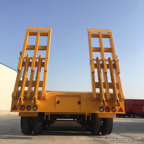 New and Used Heavy Duty 3/4 Axle Low Bed Semi Trailer Truck